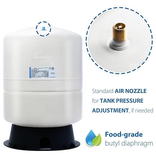 iSpring T11M 11 Gallon Pre-Pressurized Water Storage Reverse Osmosis Systems ro - Image 2
