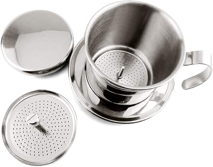 TOPINCN Vietnamese Coffee Drip Filter, Stainless Steel Pour Over Coffee Maker - Image 6
