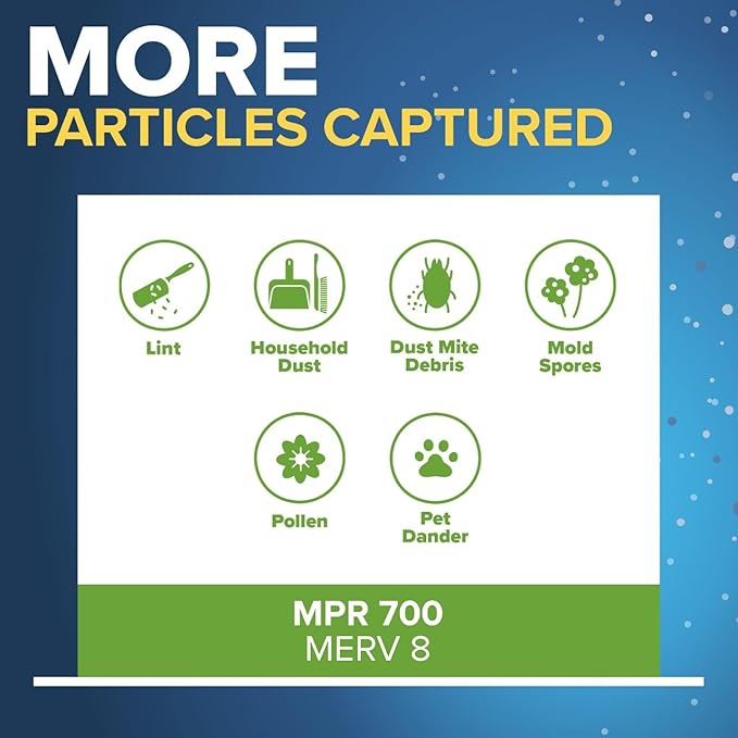 Filtrete 19.5x29.5x1 AC Furnace Air Filter, MERV 8, MPR 700, Tough on Pollen - Image 4