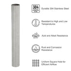 PATIKIL 40" L x 16" W Woven Wire Mesh, 300 Mesh 304 Stainless Steel Air Vent - Image 3