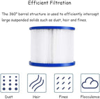 EDOSTORY Hot Tub Filter Replacement Cartridges, Fold White Filter Paper - Image 5