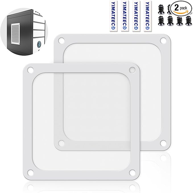 Dust Filter PC 120mm for Computer Cooler/PSU/Routers Nylon 80 Mesh, Magnetic by YIMATEECO