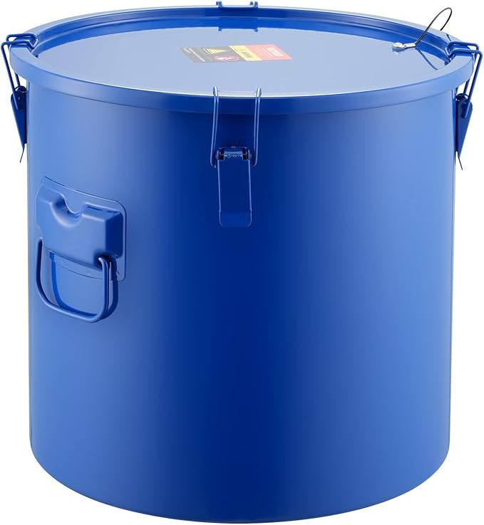 VEVOR Fryer Grease Bucket, 8 Gal Oil Disposal Caddy Carbon Steel Fryer Oil - Image 9