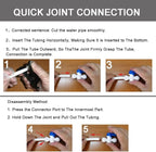 Food-Grade Quick Connector Push-In Tube Fitting, 5/16" to 1/4" O.D. Reducing - Image 4