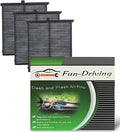 FUN-DRIVING 3 Pack FD811 Cabin air filter by FUN-DRIVING