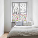 Happy Easter Half Window Curtains 24 Inches Long, Spring Watercolor Bunny Eggs - Image 5