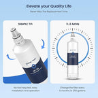 GLACIER FRESH Replacement for 7012333 Ice Maker Water Filter, Compatible - Image 5