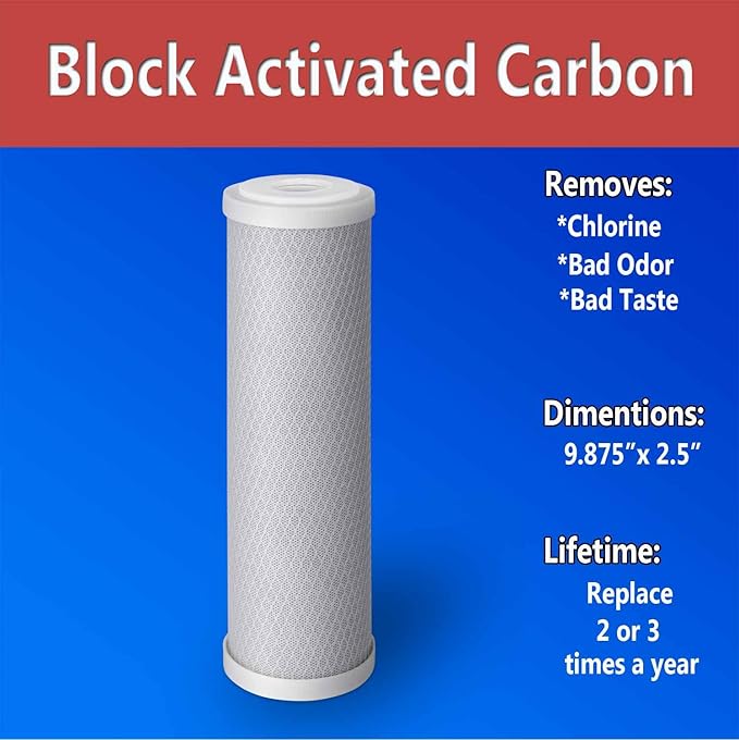 12 Standard Coconut Shell Block Carbon & 12 Four Layers of Filtration - Image 5