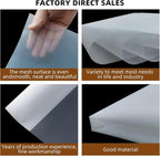 2Pcs Nylon Mesh Filter Cloth 39.4 x 39.4in– 400 mesh Fine Mesh Fabric Sheet - Image 3