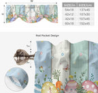 Easter Tie Up Valance Curtains for Windows, Kitchen Curtains Window Shades - Image 6