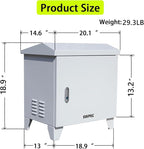 Pond, Water Garden Weatherproof Outdoor Cabinet Enclosure - Image 6