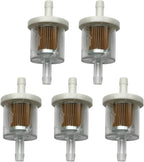 Replacement Fuel Filter for BS 1/4 Inch Inline 40 Micron Fuel Filter Compatible by LETAYAR