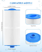 PACETAP Spa Filter Replaces for Unicel 6CH-960, 2 Pack Hot Tub Filter - Image 2