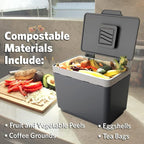 Glad Compost Bin for Kitchen, 1.5 Gallon | Plastic Container - Image 8