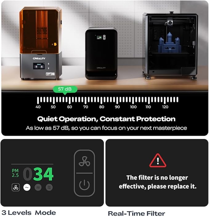 Creality Air Purifier for 3D Printer, Smoke Purifier - Image 7