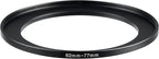 62-77mm Metal Step-Up/Down Ring Adapter Compatible - Image 3