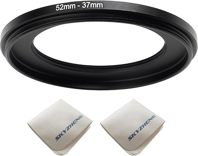 52mm Lens to 37mm Camera Lens Adapter 52mm to 37mm Step Down Ring Adapter Ring by SKYZHENG