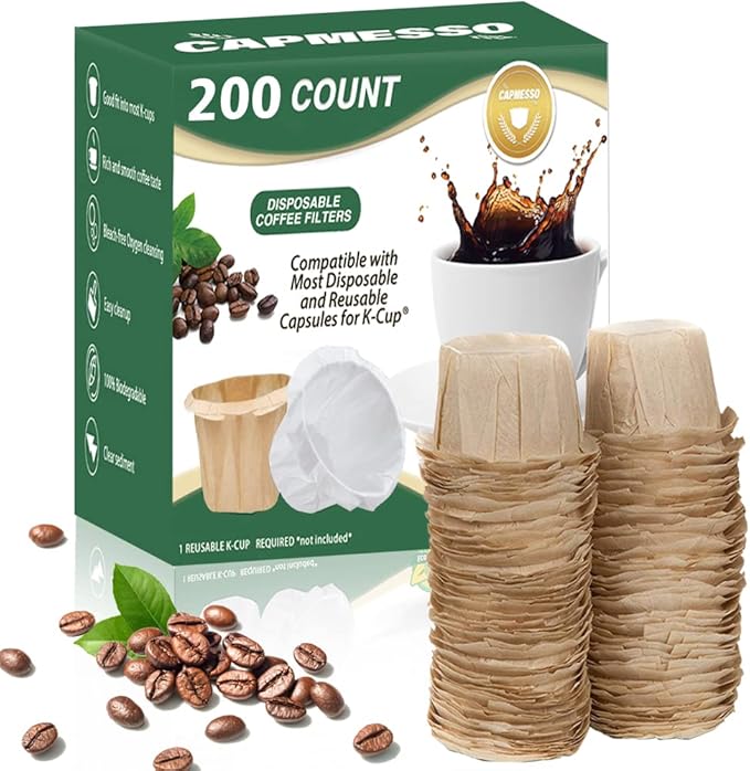 CAPMESSO Disposable Coffee Paper Filters by CAPMESSO