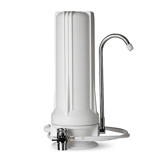 iSpring CT10-W Countertop Water Filter, Bad Odor, and Chlorine by iSpring