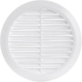 White 5" Inch Round Ventilation Grille by Unknown