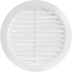 White 5" Inch Round Ventilation Grille by Unknown