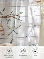 Sheer Curtains 108 Inches Long, Sage Green Gnomes Semi Sheer Curtains Light - Image 6