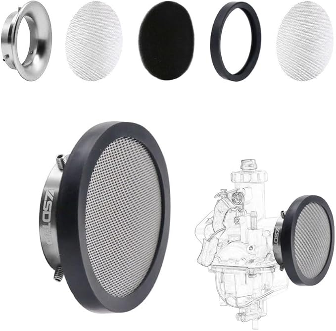 Carburetor Carb 40mm Velocity Stack Air Filter Cleaner Modified Trumpet by ZSDTRP