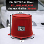 FILTERWEARS Pre-Filter F102R For SPECTRE 8131 8132 8136 8138 K&N RG-1001 - Image 3