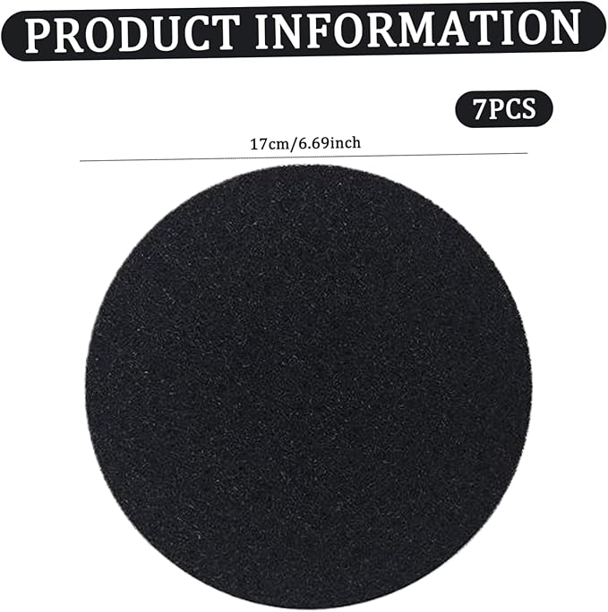 Compost Bin Filter 7Pcs 7 Inch Activated Charcoal Filters - Image 5