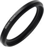 52mm to 42mm Step-up Adapter Rings Filter Adapter Black Metal Step Down Filter by Unknown