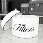 Coffee Filter Holder, Round CoffeeFilter Container - Image 8