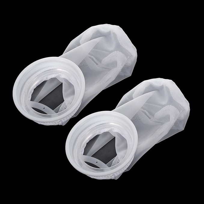 PATIKIL 4" IBC Lid Filter 2 Pack 210mm Long Washable Nylon Fine Mesh Filter IBC - Image 5