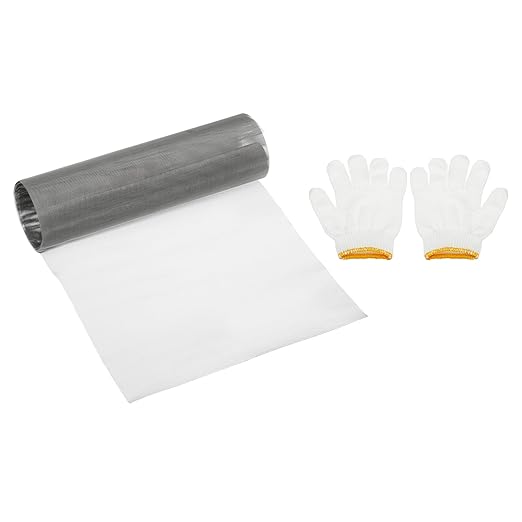 PATIKIL 40" L x 16" W Woven Wire Mesh, 60 Mesh 304 Stainless Steel Air Vent by PATIKIL