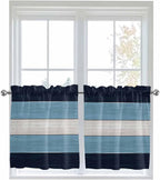 Vintage Country Woodcuts Window Valance Curtains, 2 Panel - Image 6