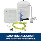 GE 3 Stage Reverse Osmosis Under Sink Water Filtration System - Image 6