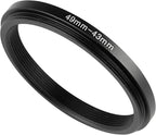 49-43mm Metal Step-Down Ring Adapter Compatible by Unknown