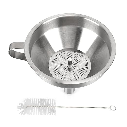 Stainless-Steel Funnel Resin Filter Cup by Unknown