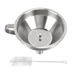 Stainless-Steel Funnel Resin Filter Cup by Unknown