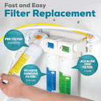 AquaTru Under Sink Alkaline RO Water Purifier | Certified 4-Stage Ultra Reverse - Image 4