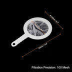 PATIKIL 9"x6" Food Filter Strainer, 100 Mesh, Polypropylene - Image 2