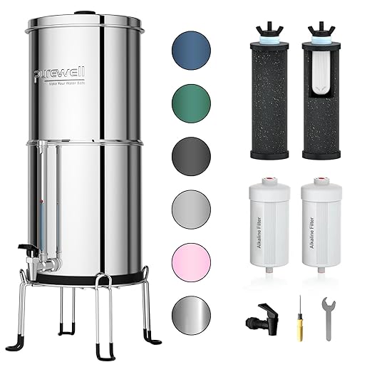 Purewell 7-Stage 0.01μm Ultra-Filtration Alkaline Water Filter System by Purewell