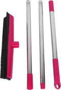 Multifunctional Broom, Telescopic Carpet Rake Rubber Pp 12.6in Brush Easy Wash by KELFEEAO