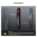 K&F CONCEPT 77mm Black Diffusion Mist Effect 1/4 & Variable ND2-32 & Circular - Image 7