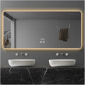 Illuminated LED Bathroom Mirror，Smart Lighted Bathroom Mirror by ZXCASDF