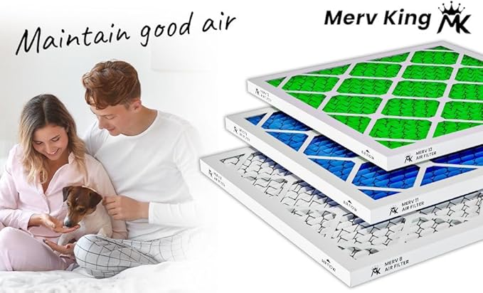 MervKing 20x25x4 Air Filter Actual Size: 19.88" x 24.88" x 4.31" MERV 11 MPR - Image 7