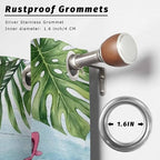 Summer Flamingbirds Outdoor Curtains - Image 2