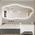 JSLJDM 500 X1000 mm Illuminated Backlit LED Bathroom Mirror, Wall Mounted by JSLJDM