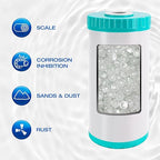 H&G Lifestyles 10" x 4.5 Water Descaler, Anti Scale Phosphate Filter Saltless - Image 2