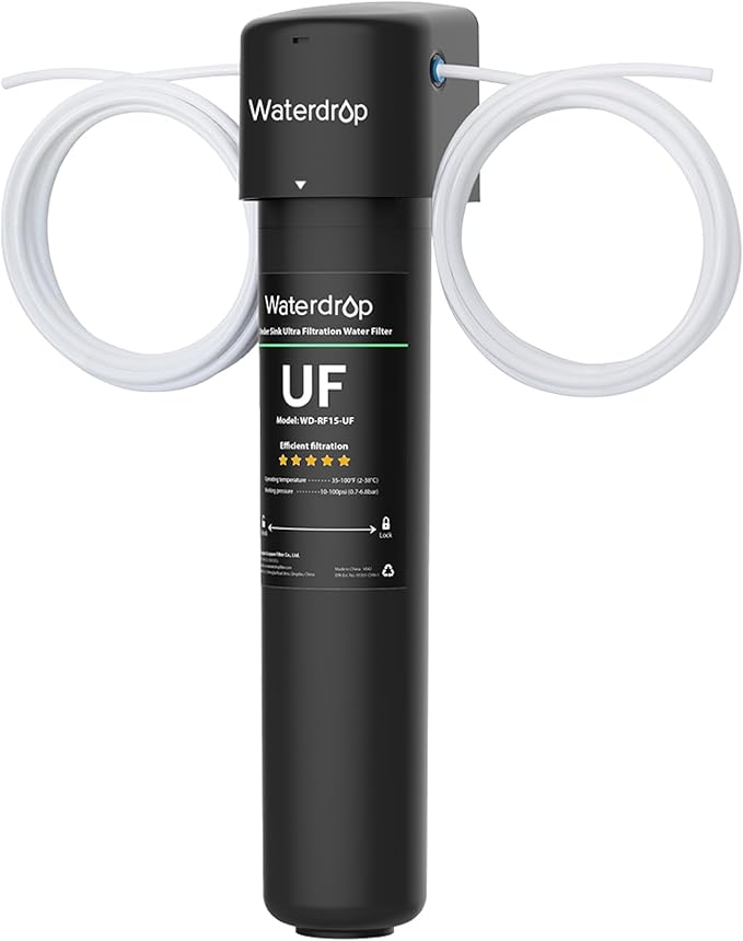 Waterdrop 15UC-UF 0.01μm Inline Water Filter by Waterdrop