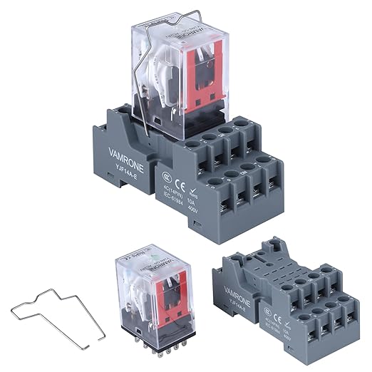 Electromagnetic Power Relay, 14-Pin 5 AMP 24V AC Relay Coil - Image 2